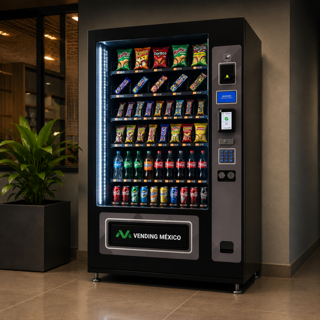 Vending Máquina expendedora de Bebidas y botanas (Snacks)
